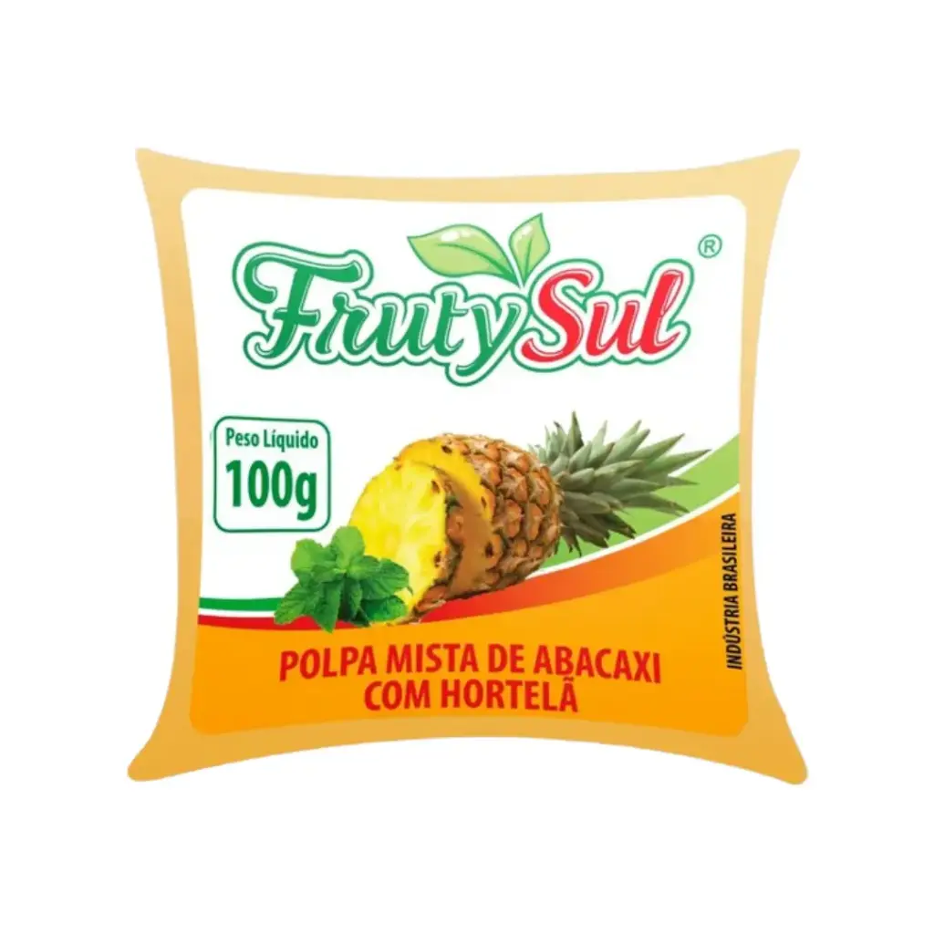 Abacaxi C/ Hortelã Polpa 100g Frutysul