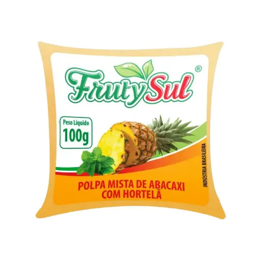 Abacaxi C/ Hortelã Polpa 100g Frutysul