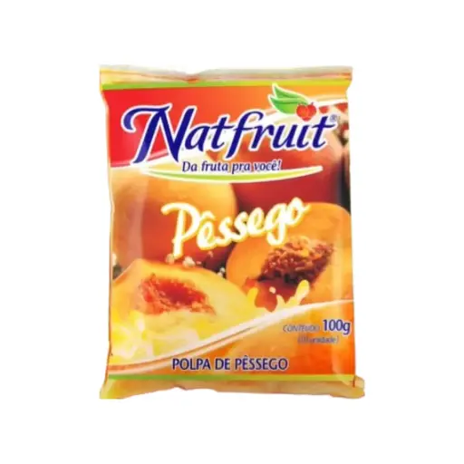 Pêssego Polpa 100g Natfruit