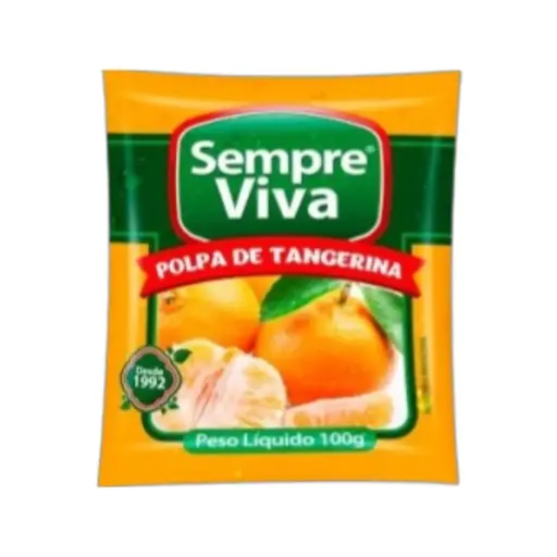 Tangerina Polpa 100g Sempre Viva